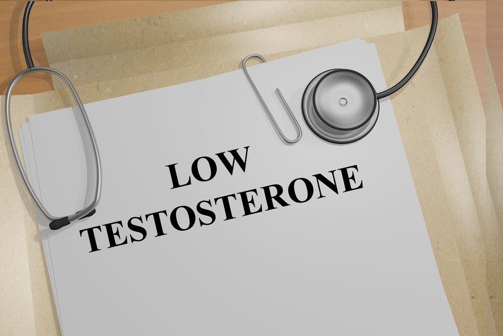 What is meant by low testosterone in men?